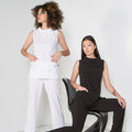 BLUSA MUJER CUELLO VUELTO