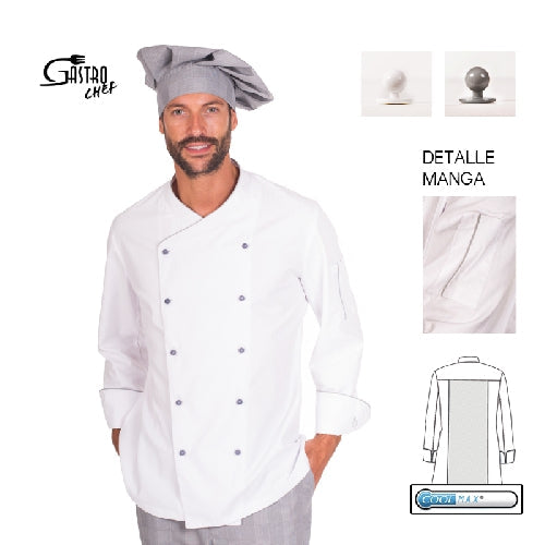 CHAQUETA COCINA HOMBRE EROS