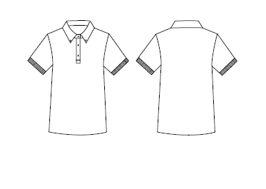 POLO NEGRO HOMBRE M/C C/CAMISERO
