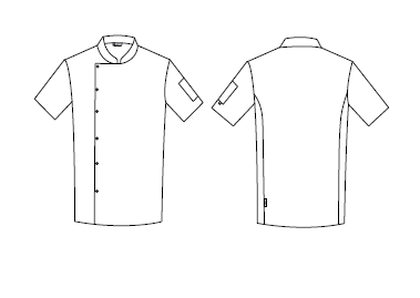 CHAQUETA COCINA UNISEX LUQUE M/C