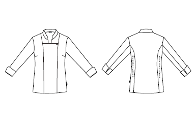 CHAQUETA COCINA MUJER LARA