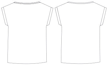 BLUSA MUJER MANGA CORTA VUELTA