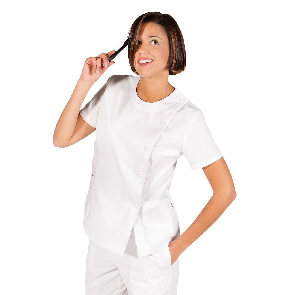 BLUSA MUJER C/REDONDO BOTONES COSTADO