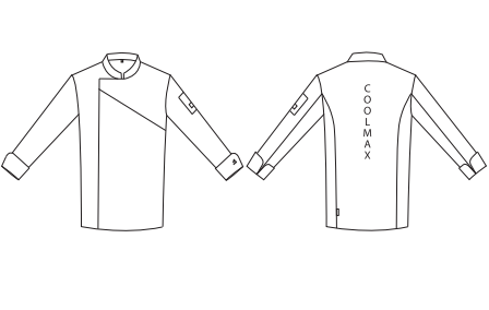 CHAQUETA COCINA HOMBRE HECATE