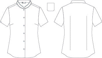 CAMISA MUJER M/C C/MAO POP.