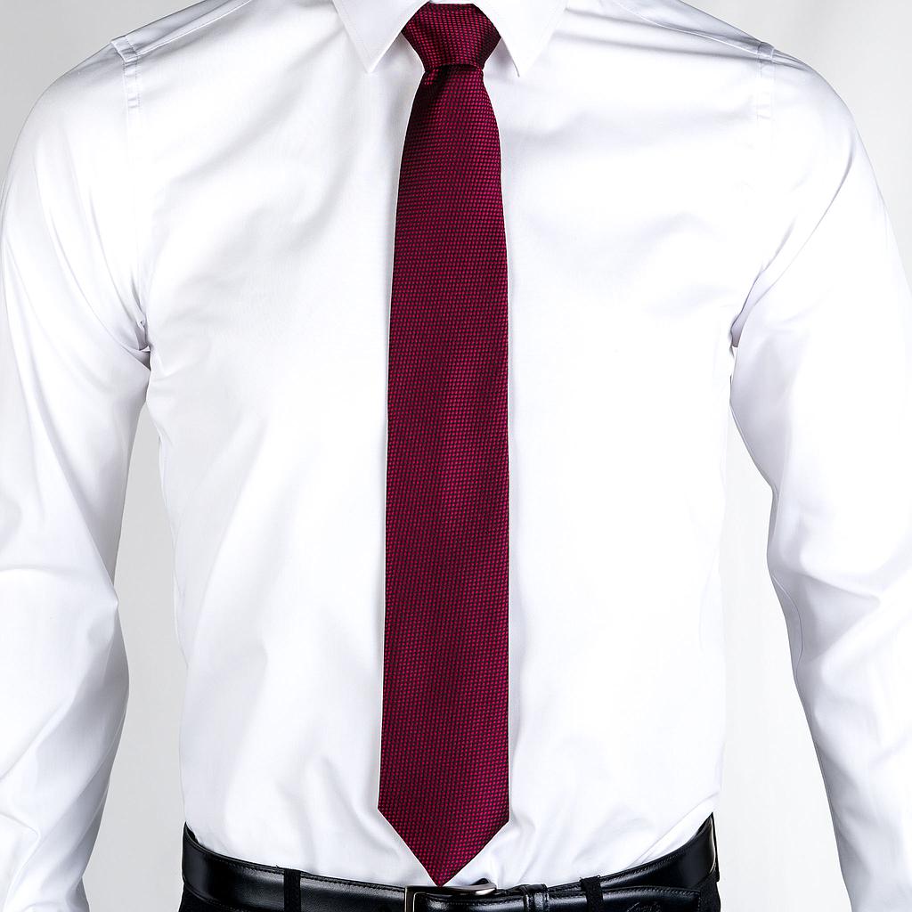 CORBATA SIN NUDO JACQUARD OJO DE PERDIZ