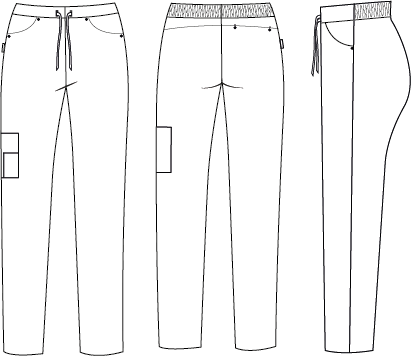 PANTALON UNISEX MULTIBOLSILLOS ELASTIK