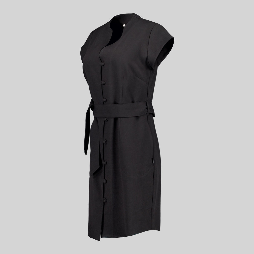 VESTIDO BOTON FORRADO VIVAZ X.LINEN