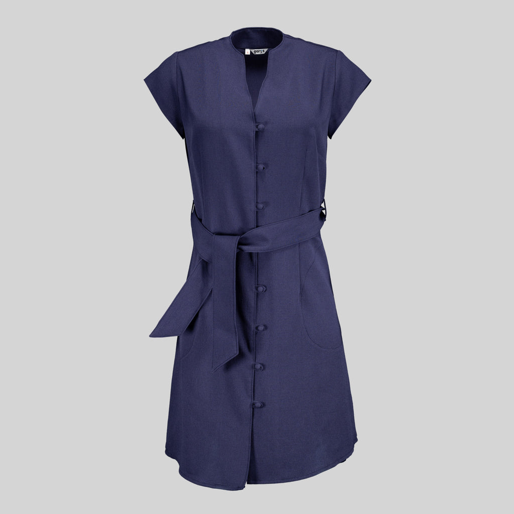 VESTIDO BOTON FORRADO VIVAZ X.LINEN
