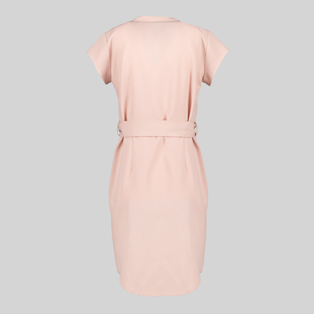 VESTIDO BOTON FORRADO VIVAZ X.LINEN