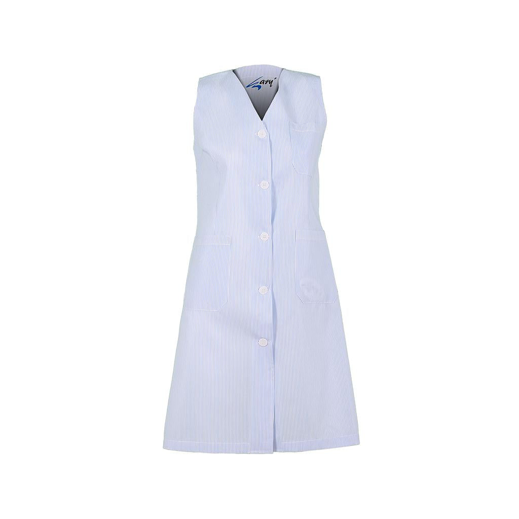 MUJER C/PICO S/MANGA VICHY