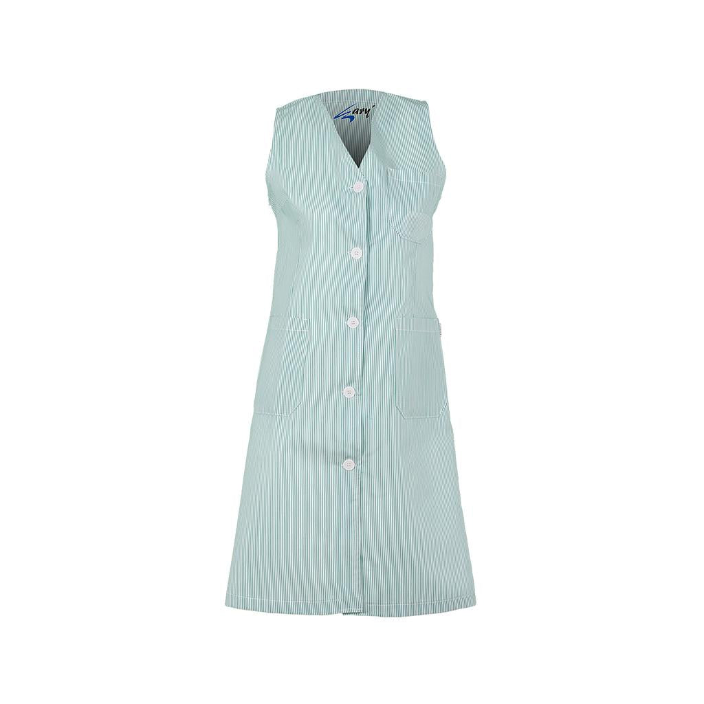 MUJER C/PICO S/MANGA VICHY