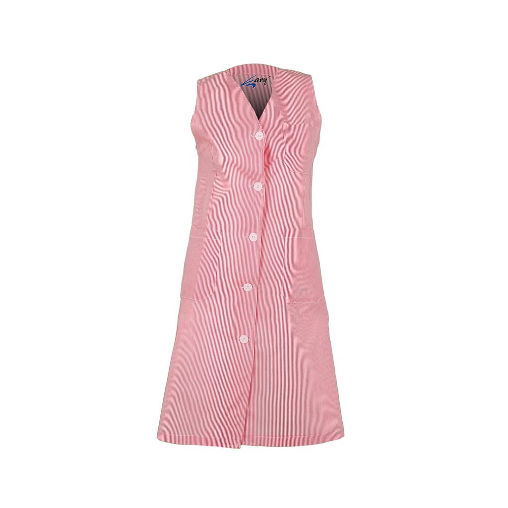 MUJER C/PICO S/MANGA VICHY