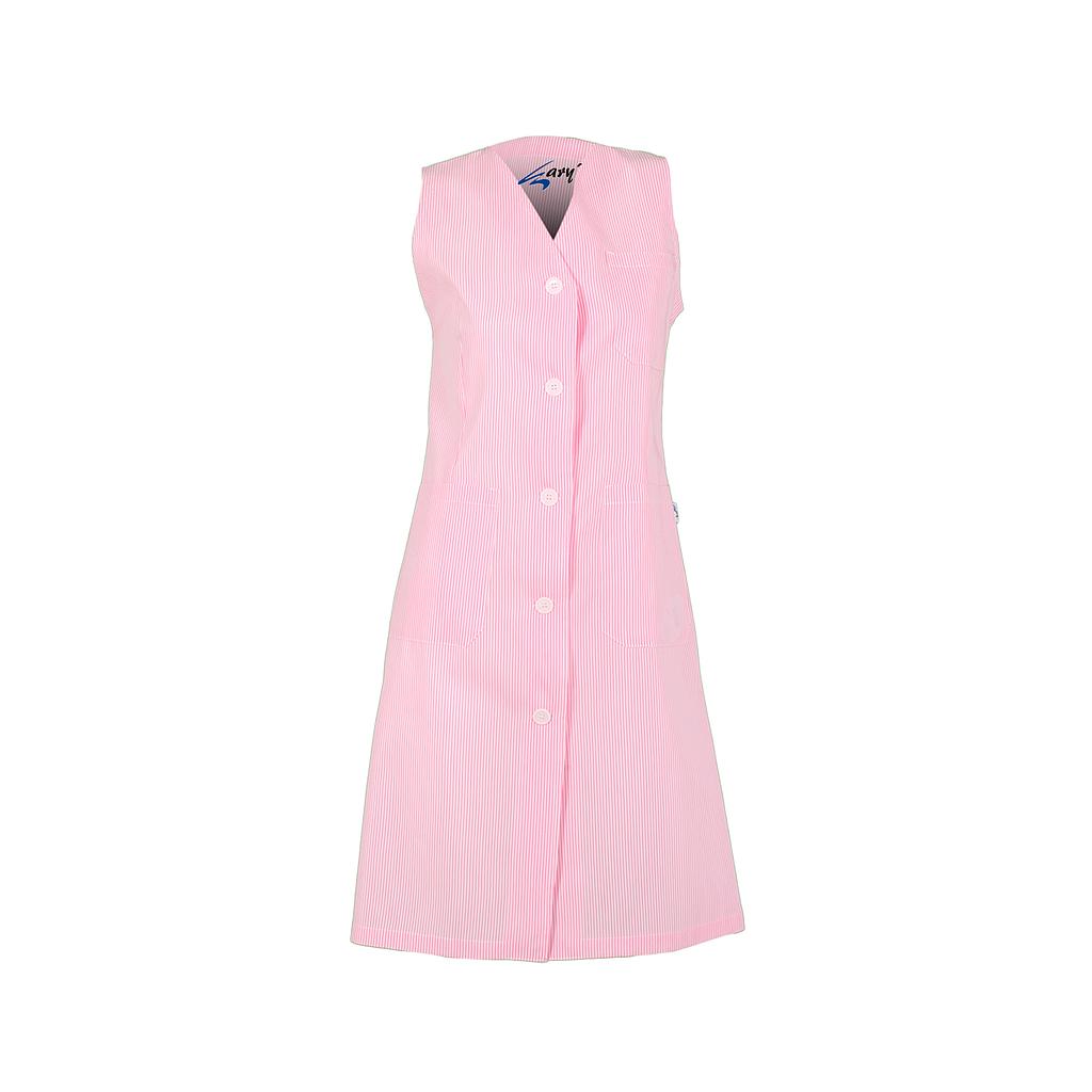 MUJER C/PICO S/MANGA VICHY