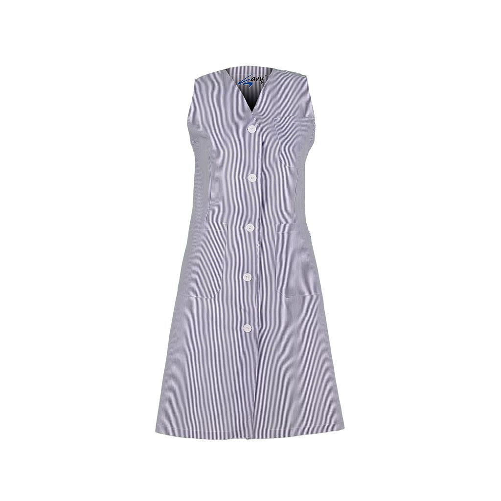 MUJER C/PICO S/MANGA VICHY