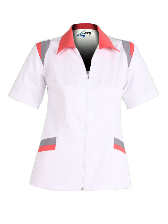 BLUSA MUJER M/C CREMALLERA COMBI