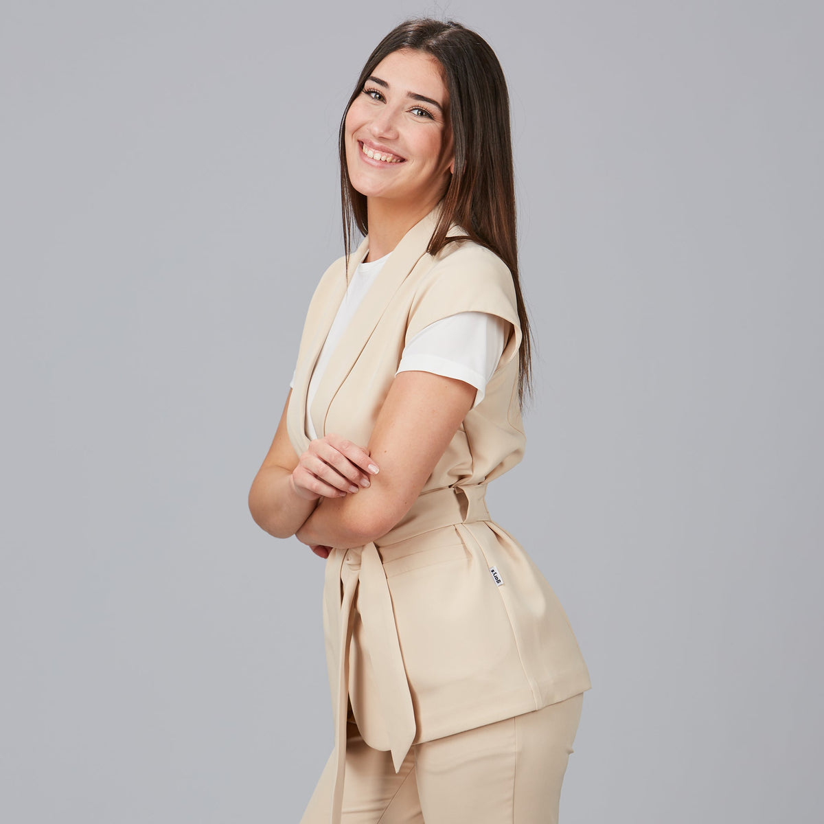 CHAQUETA MUJER CUELLO SMOKING MELI