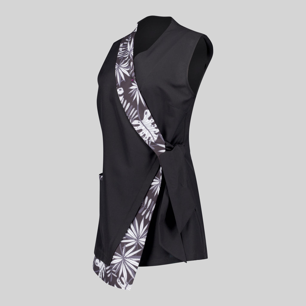 BLUSA MUJER CUELLO SMOKING FICUS