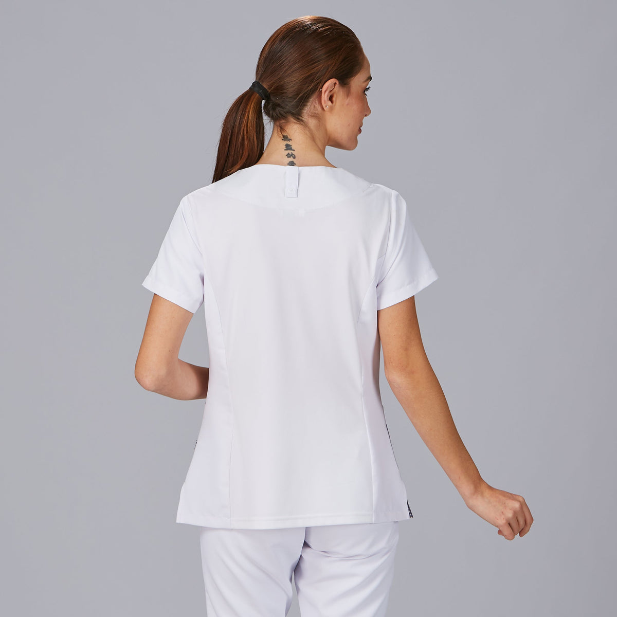 BLUSA MUJER CERRADA COMBI NAVAS