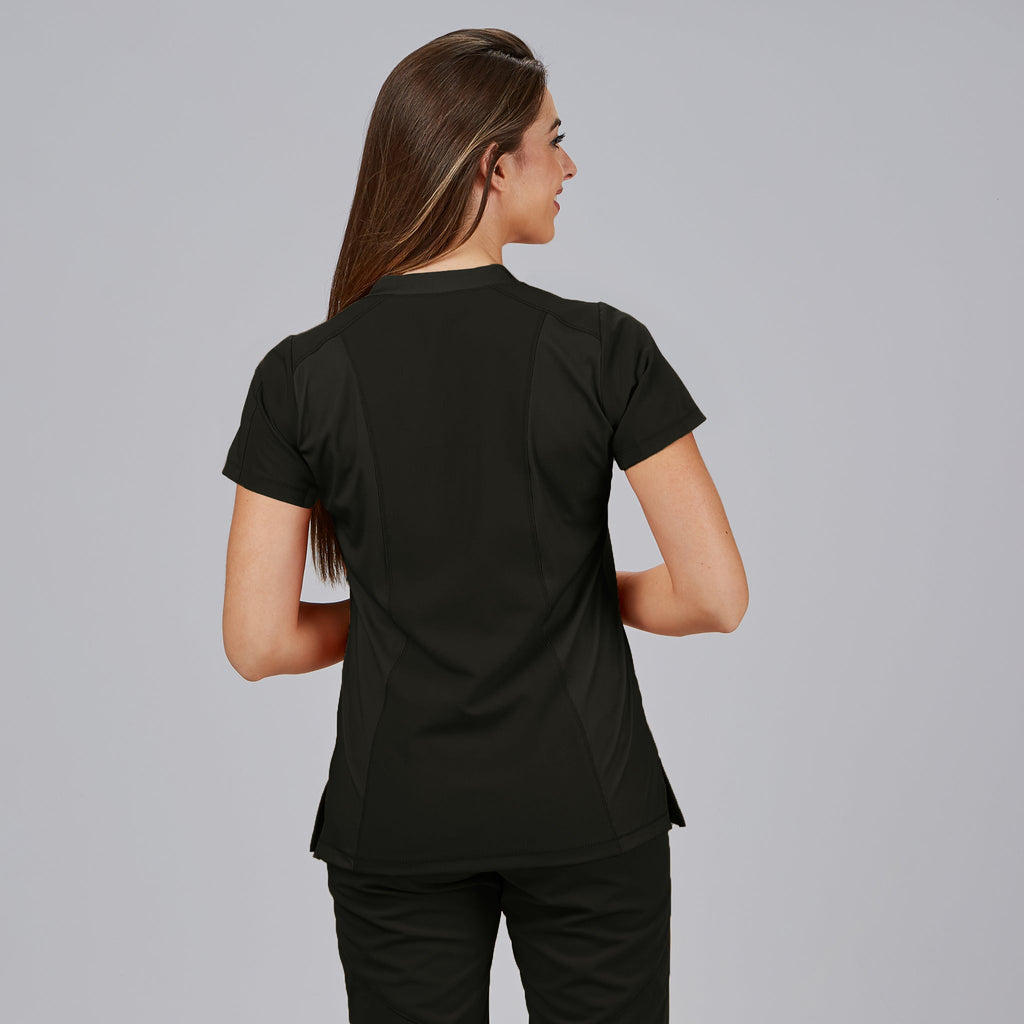 BLUSA MUJER CUELLO CANALE M/C NANCY