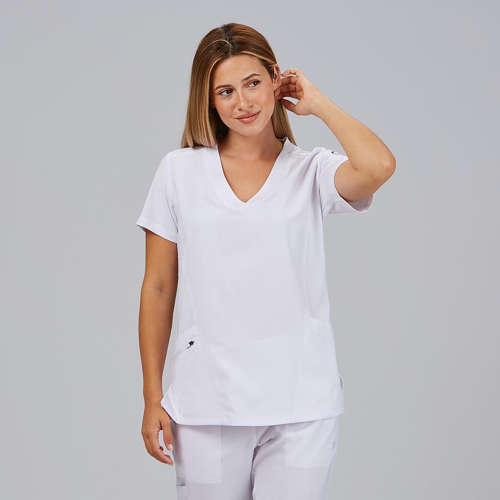 BLUSA MUJER CUELLO CANALE M/C NANCY