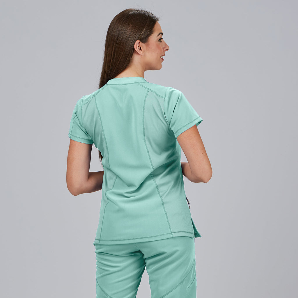 BLUSA MUJER CUELLO CANALE M/C NANCY
