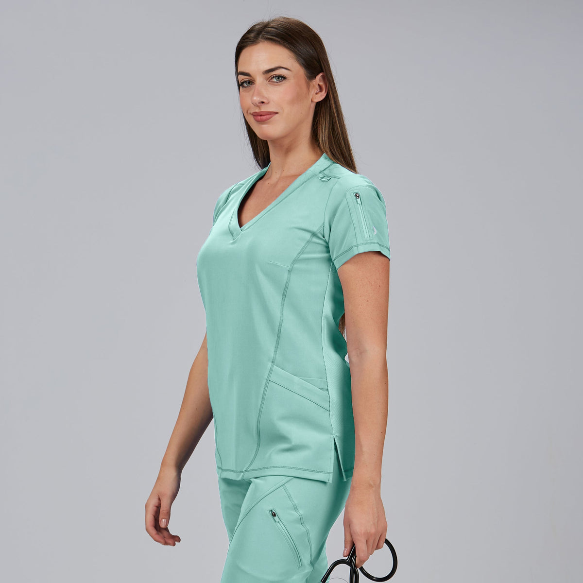 BLUSA MUJER CUELLO CANALE M/C NANCY