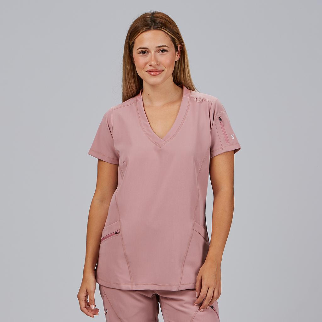 BLUSA MUJER CUELLO CANALE M/C NANCY