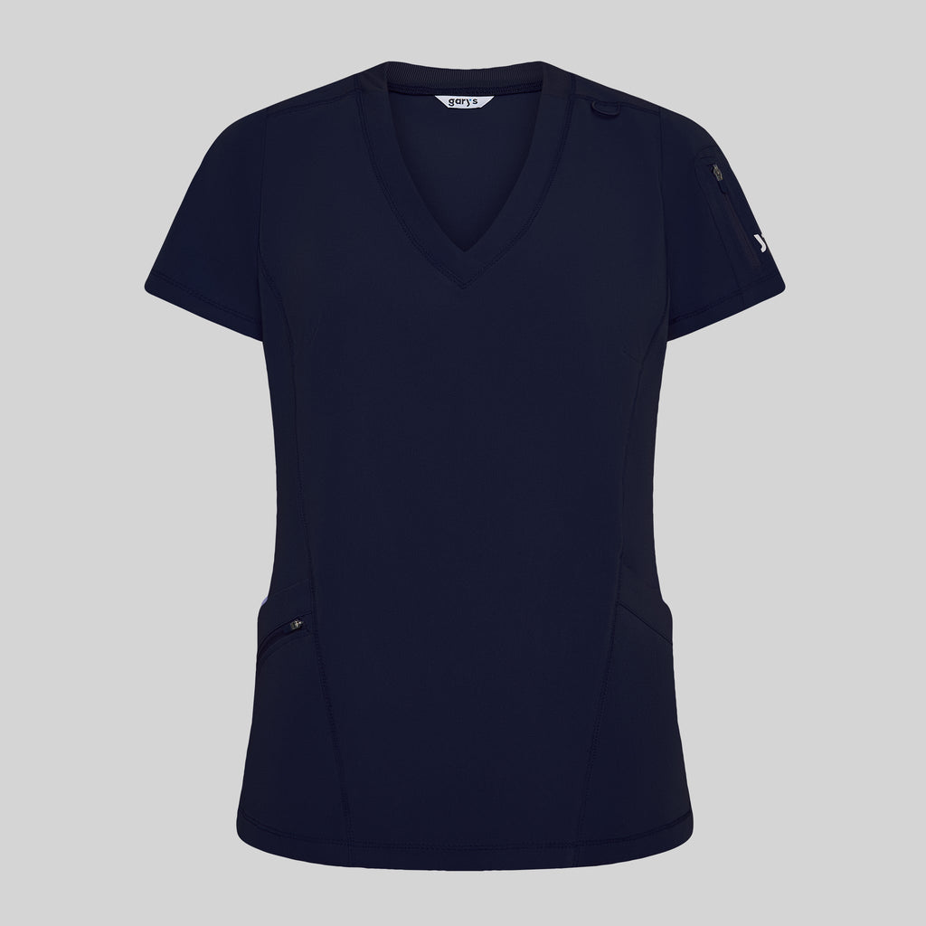 BLUSA MUJER CUELLO CANALE M/C NANCY
