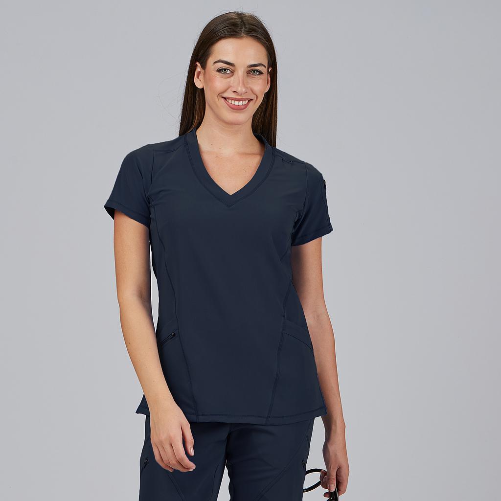 BLUSA MUJER CUELLO CANALE M/C NANCY