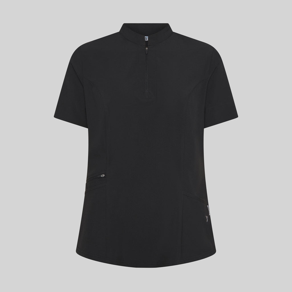 BLUSA MUJER CREMALLERA ESCOTE M/C MARA