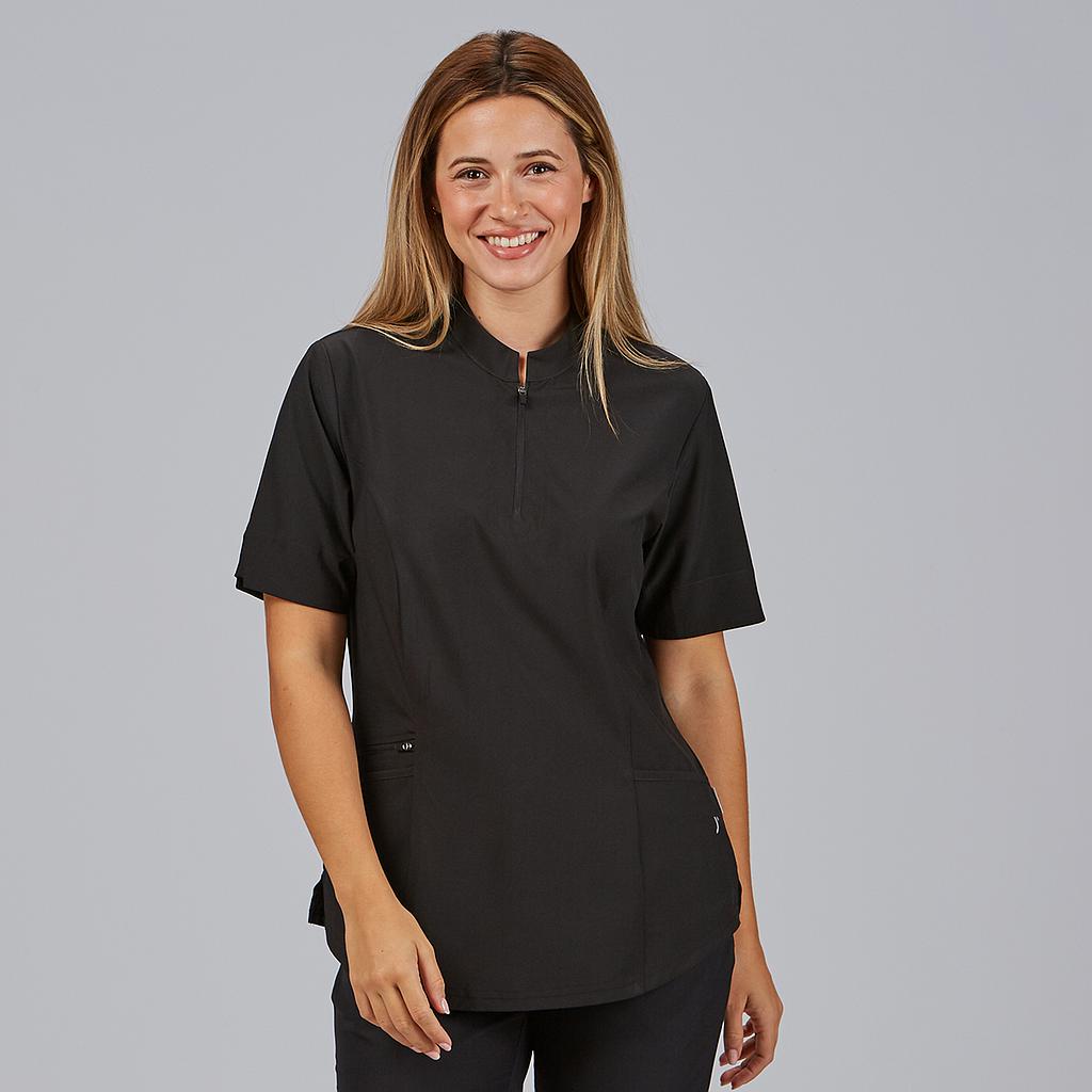 BLUSA MUJER CREMALLERA ESCOTE M/C MARA
