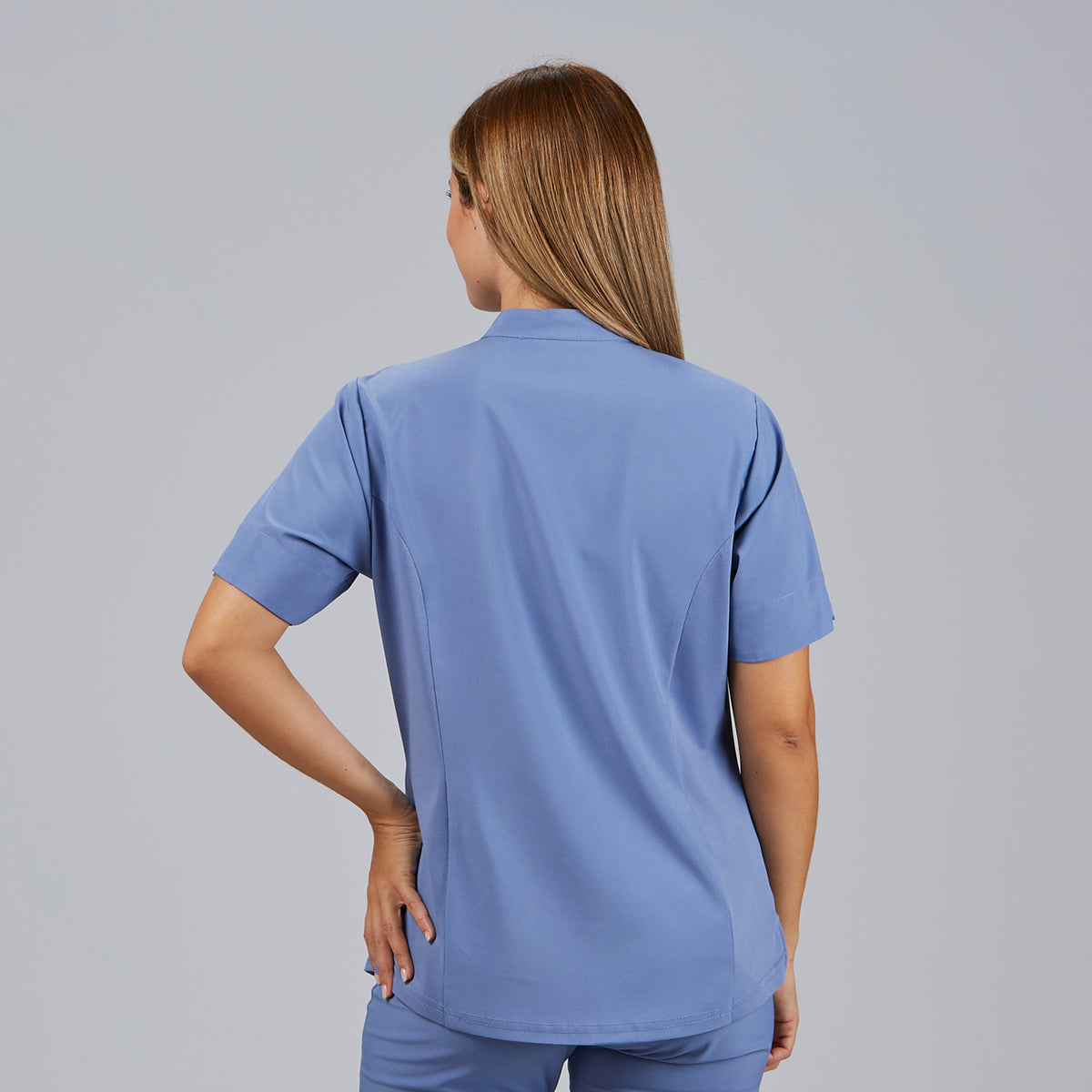 BLUSA MUJER CREMALLERA ESCOTE M/C MARA