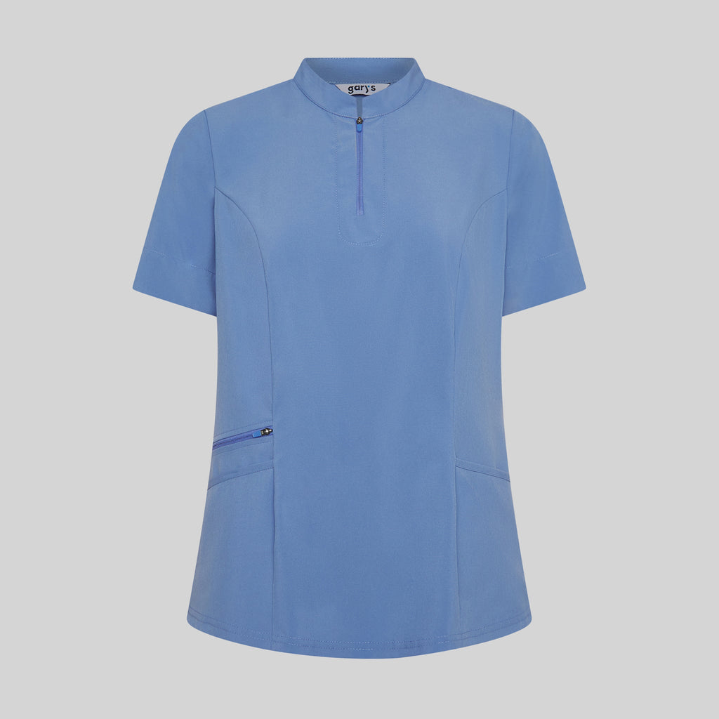 BLUSA MUJER CREMALLERA ESCOTE M/C MARA