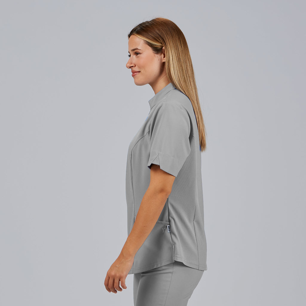 BLUSA MUJER CREMALLERA ESCOTE M/C MARA