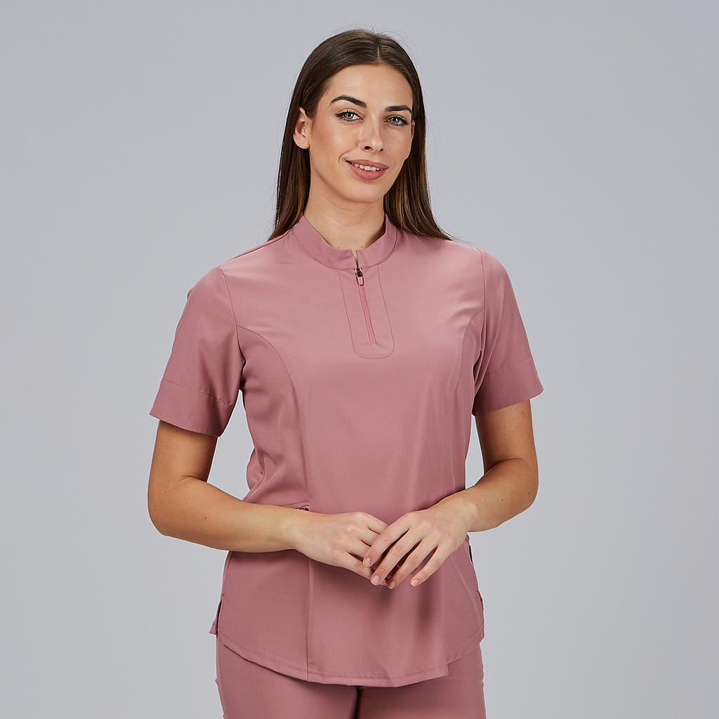 BLUSA MUJER CREMALLERA ESCOTE M/C MARA