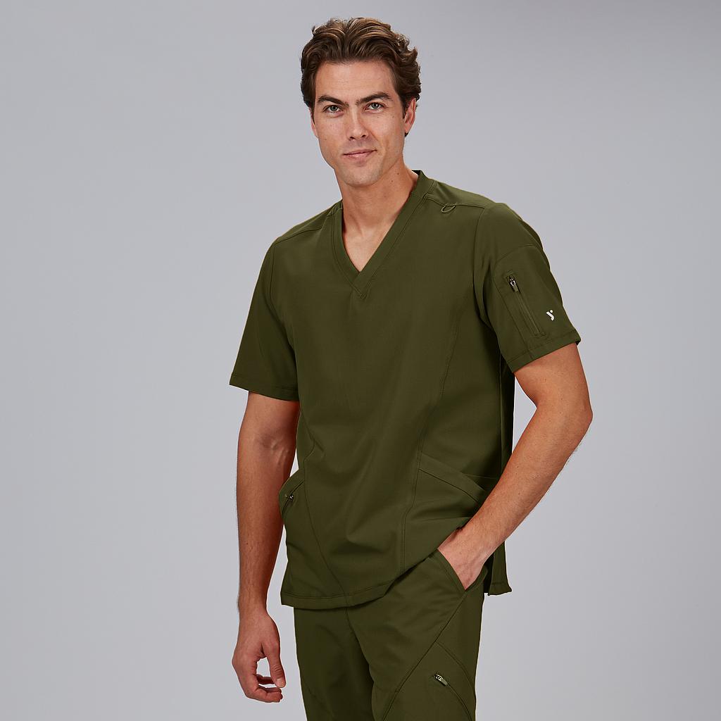 BLUSA HOMBRE CUELLO CANALE M/C RUBEN