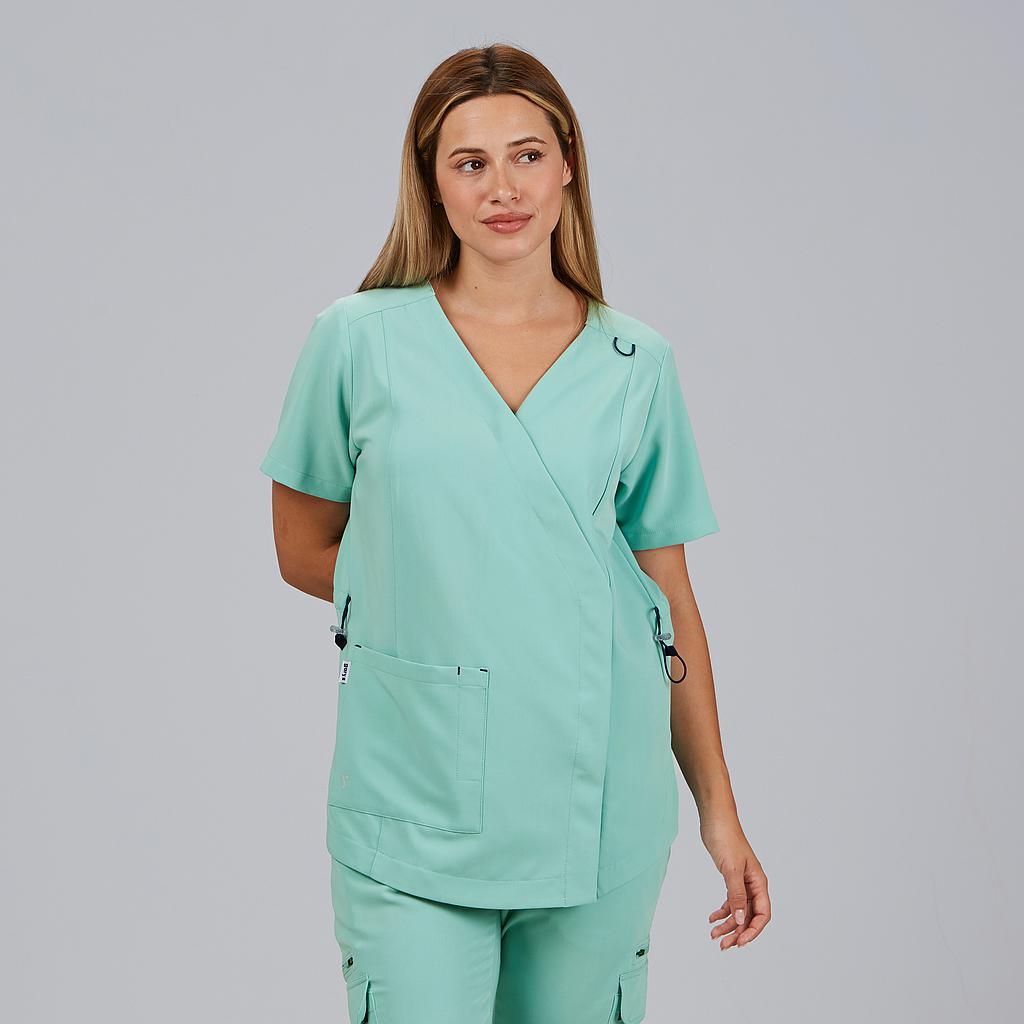 BLUSA MUJER FRUNCIDO ESPALDA M/C ELIRA