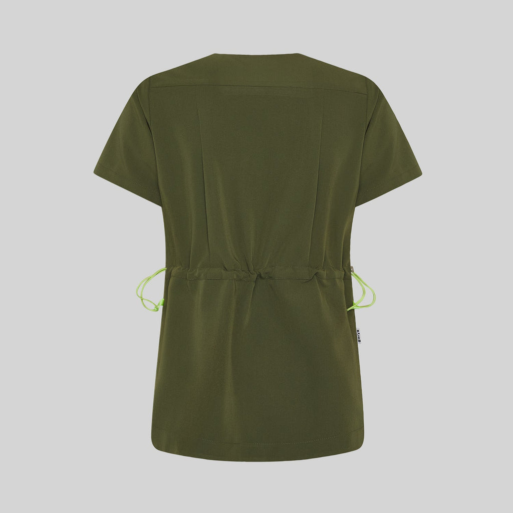 BLUSA MUJER FRUNCIDO ESPALDA M/C ELIRA
