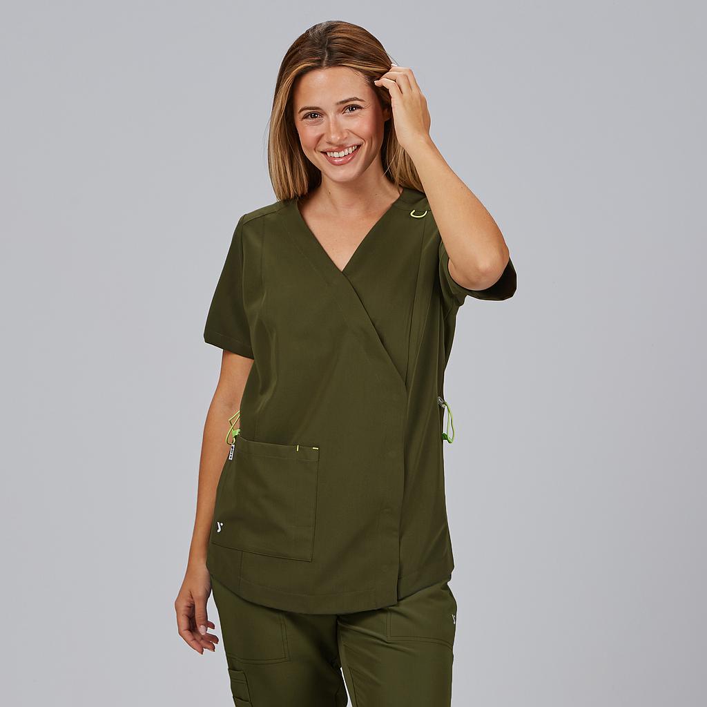 BLUSA MUJER FRUNCIDO ESPALDA M/C ELIRA