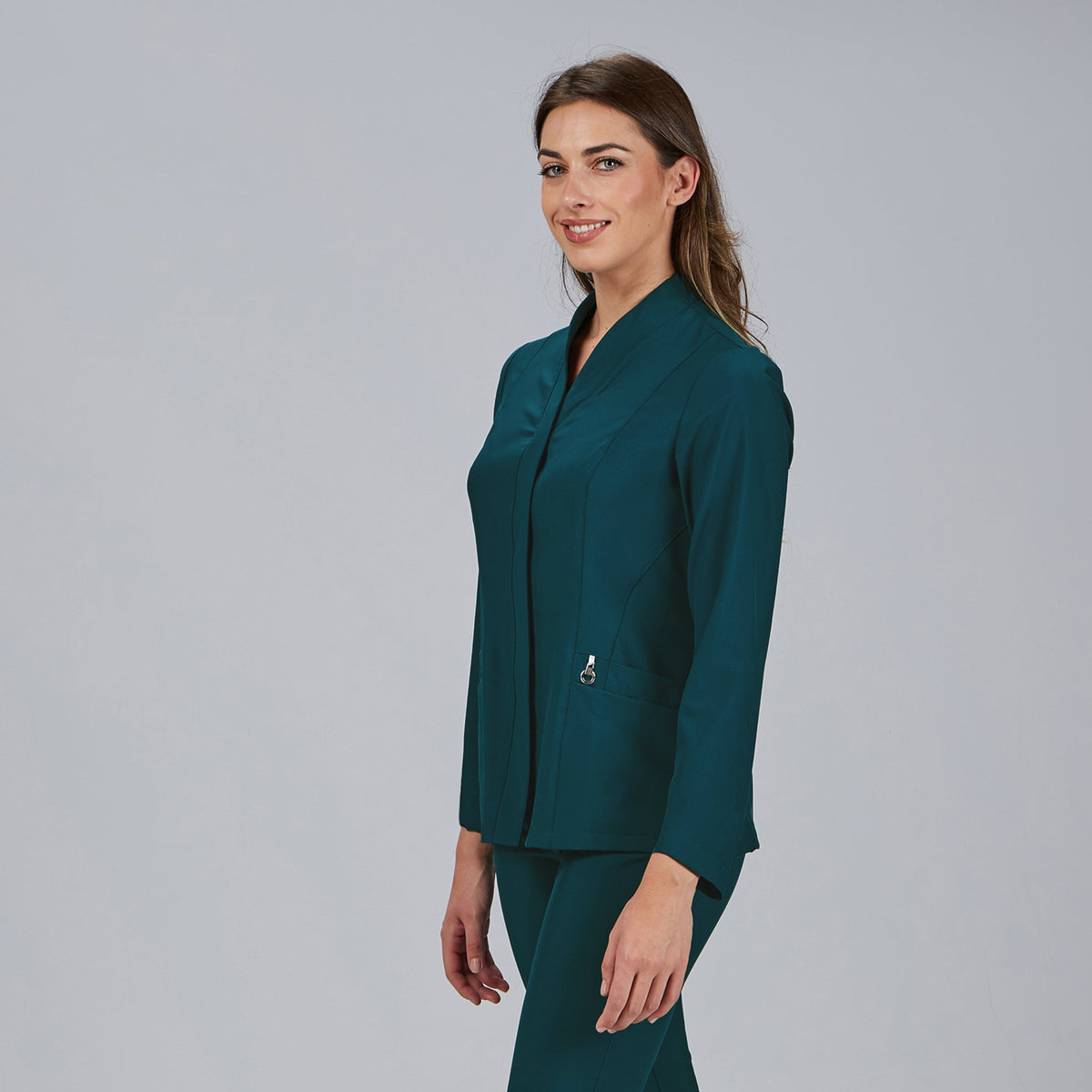 BLUSA MUJER BOTON OCULTO M/L ANA