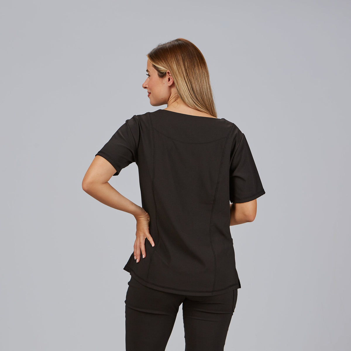BLUSA MUJER ESCOTE LAGRIMA M/C MARIA
