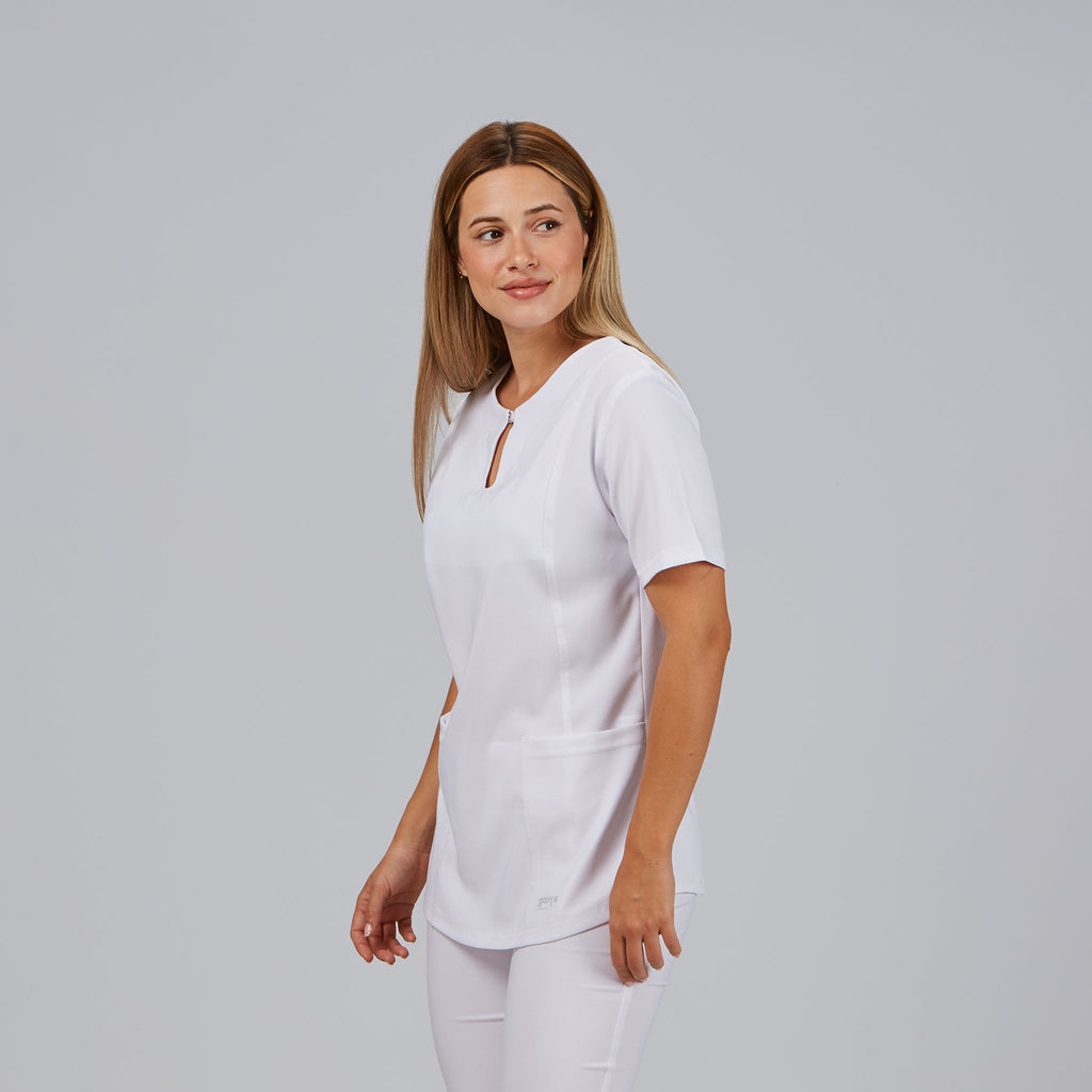 BLUSA MUJER ESCOTE LAGRIMA M/C MARIA