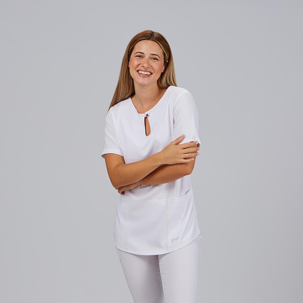 BLUSA MUJER ESCOTE LAGRIMA M/C MARIA