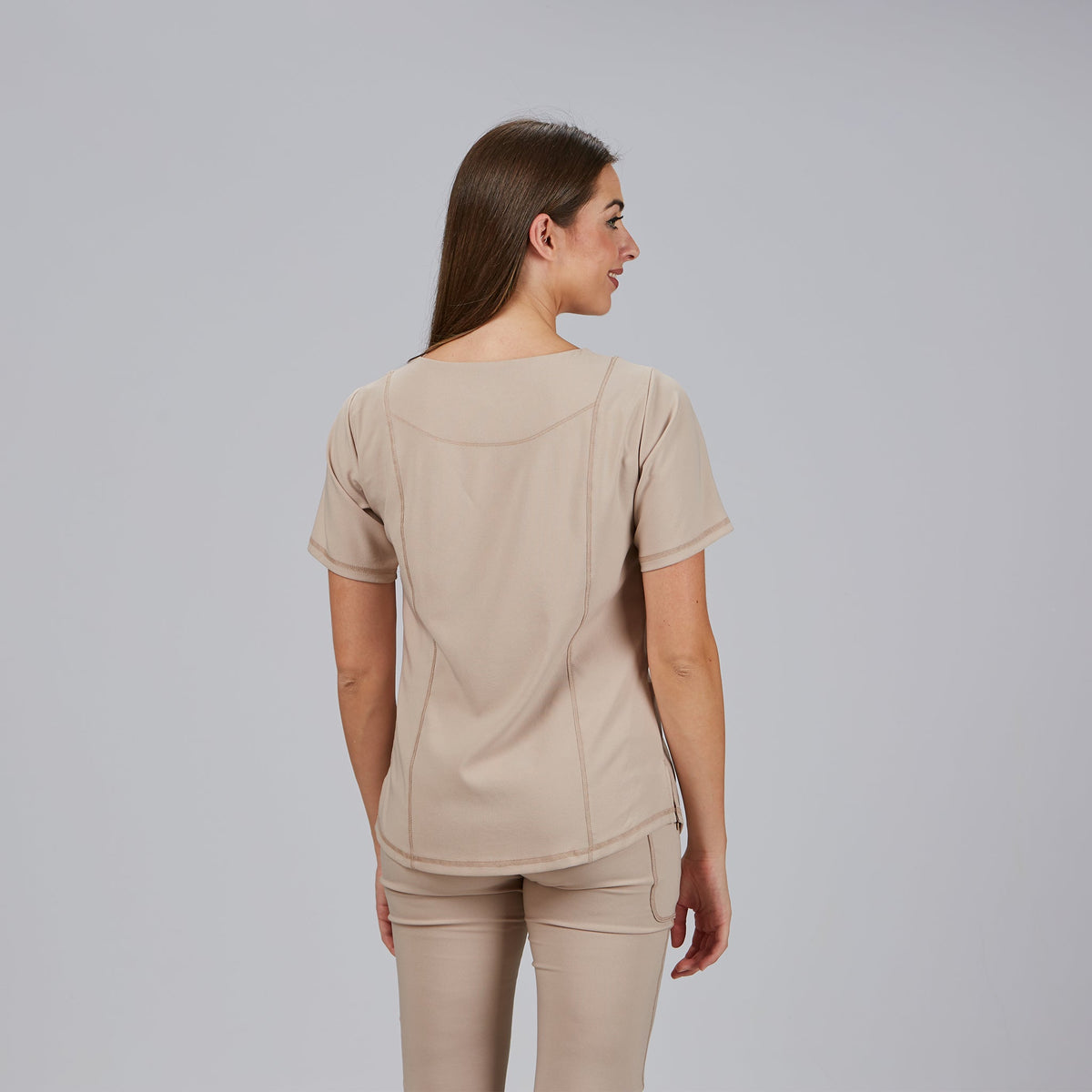 BLUSA MUJER ESCOTE LAGRIMA M/C MARIA