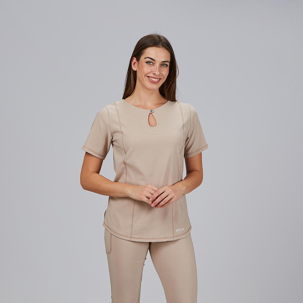 BLUSA MUJER ESCOTE LAGRIMA M/C MARIA