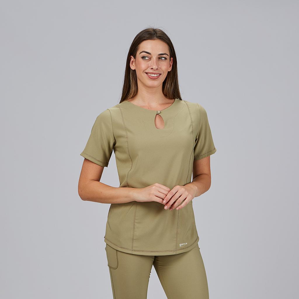 BLUSA MUJER ESCOTE LAGRIMA M/C MARIA