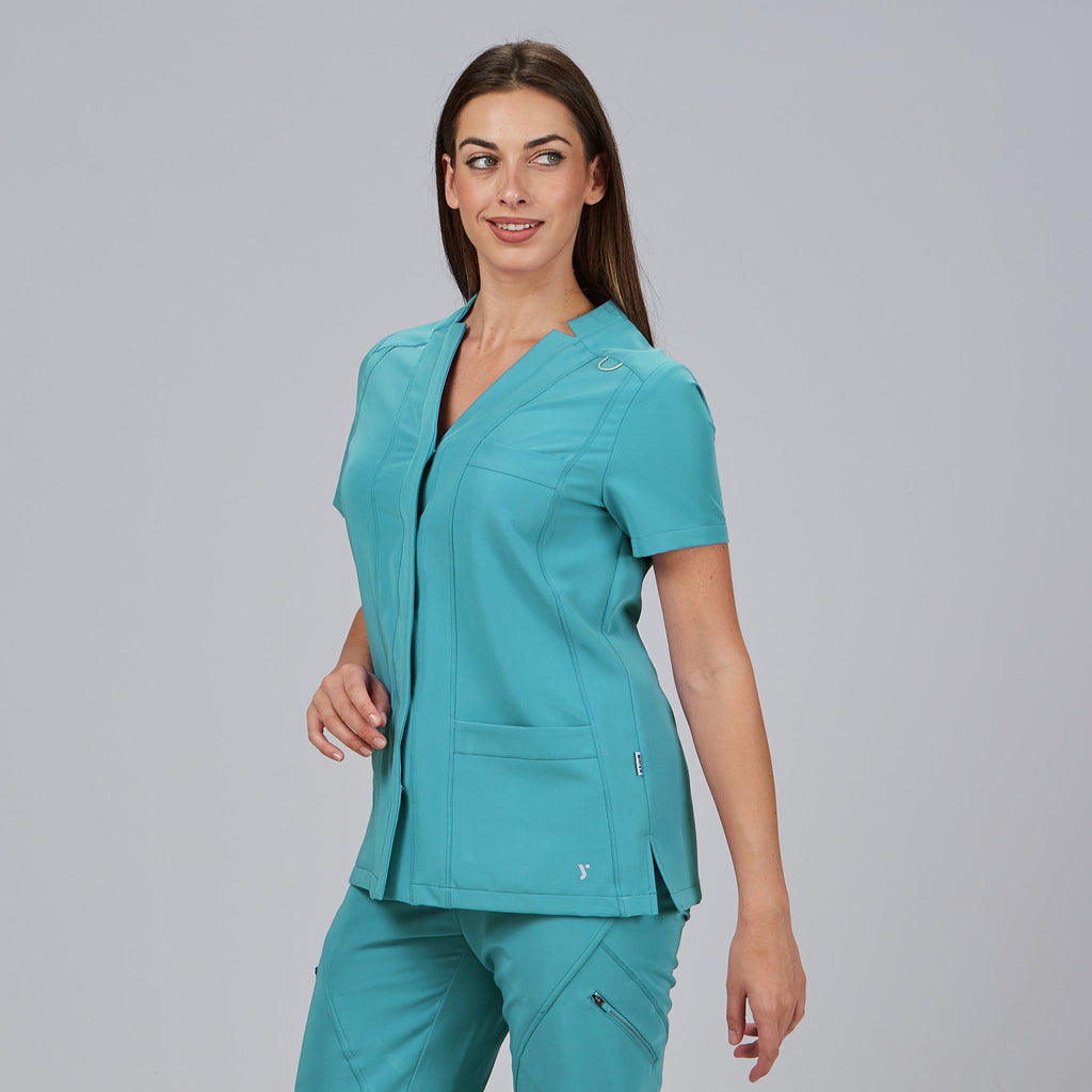 BLUSA MUJER ABIERTA M/C MARLA