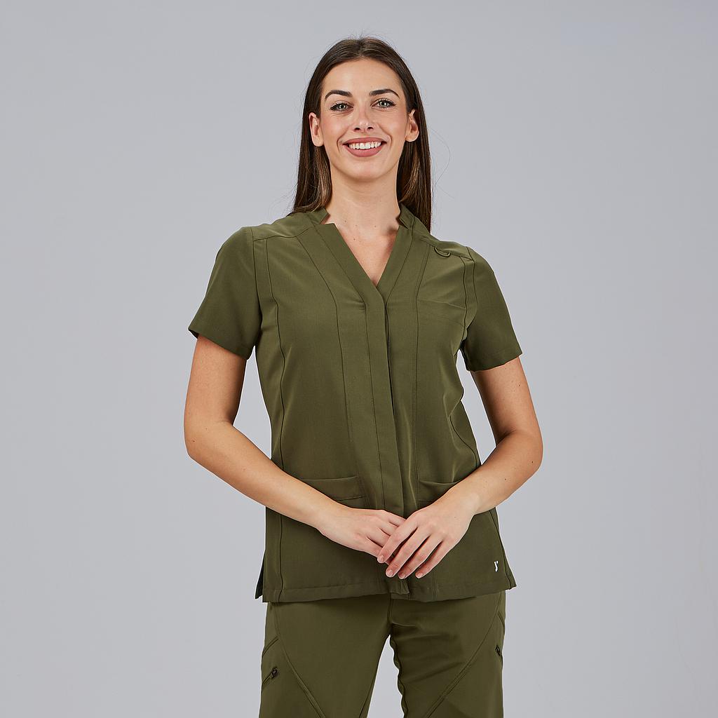 BLUSA MUJER ABIERTA M/C MARLA