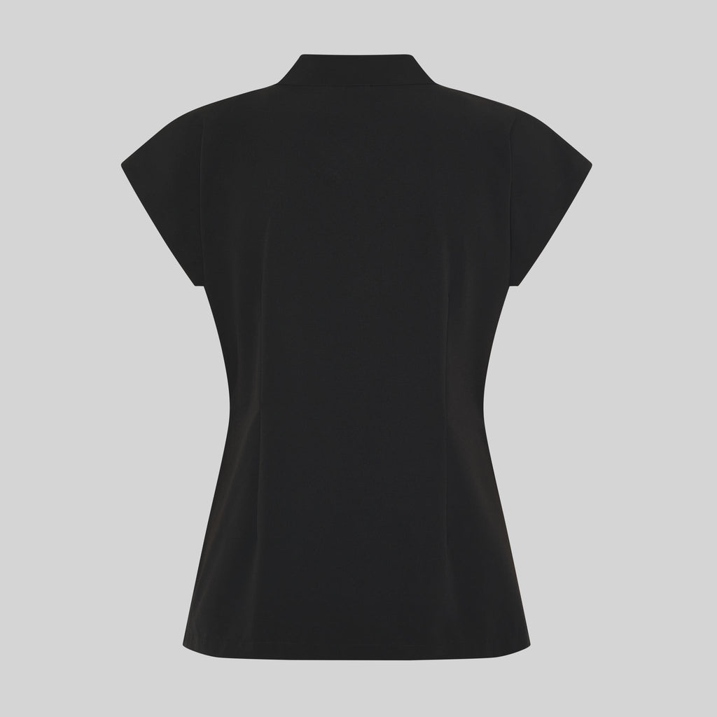 BLUSA MUJER ABIERTA CREMALLERA M/C MUSA